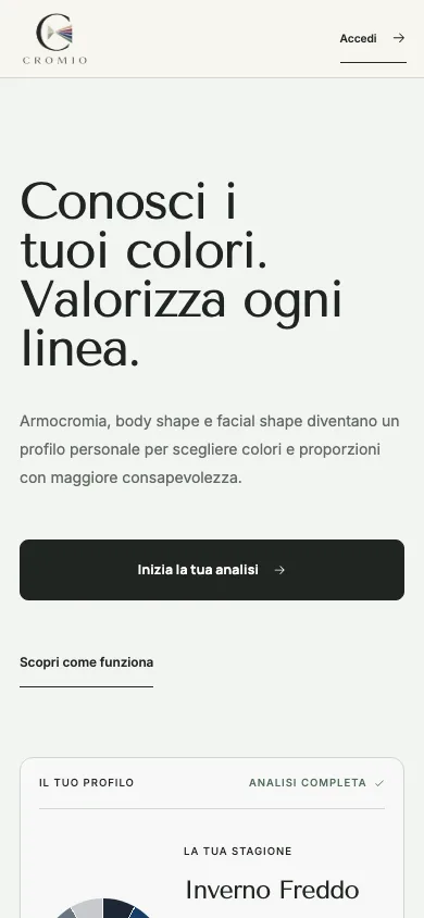 Cromio: anteprima della versione mobile